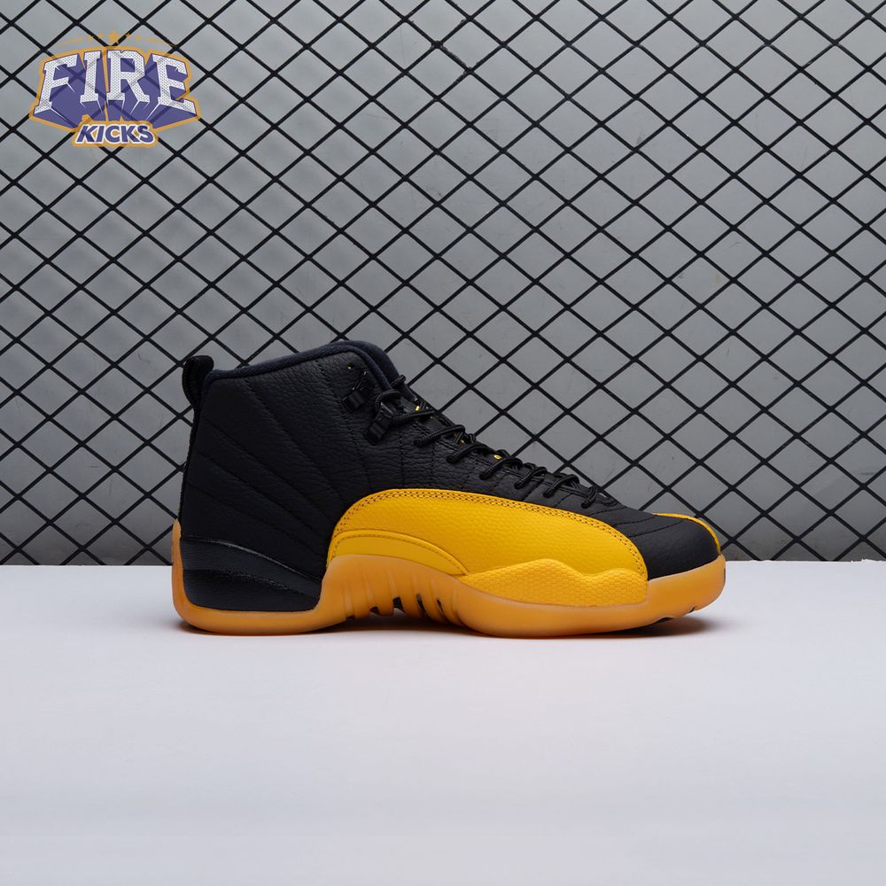 Jordan 12 Retro Black University Gold 130690-070 Men's