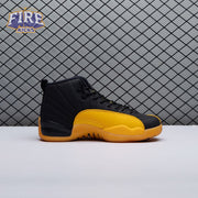 Jordan 12 Retro Black University Gold 130690-070 Men's