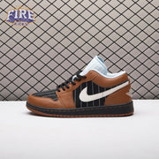 Jordan 1 Low SE Black Sail Light British Tan IR7560-010 Unisex