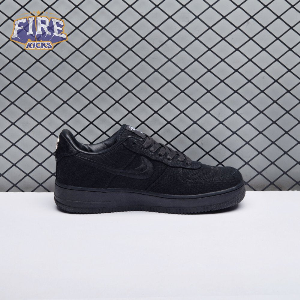 Nike Air Force 1 Low Stussy Black CZ9084-001 Unisex