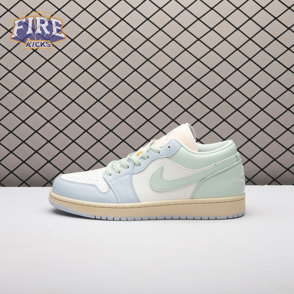 Jordan 1 Low Sail Jade Aura DC0774-108 Unisex
