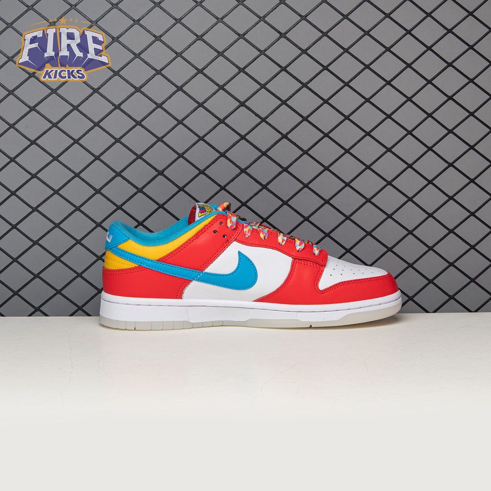 Nike Dunk Low QS LeBron James Fruity Pebbles DH8009-600 Unisex