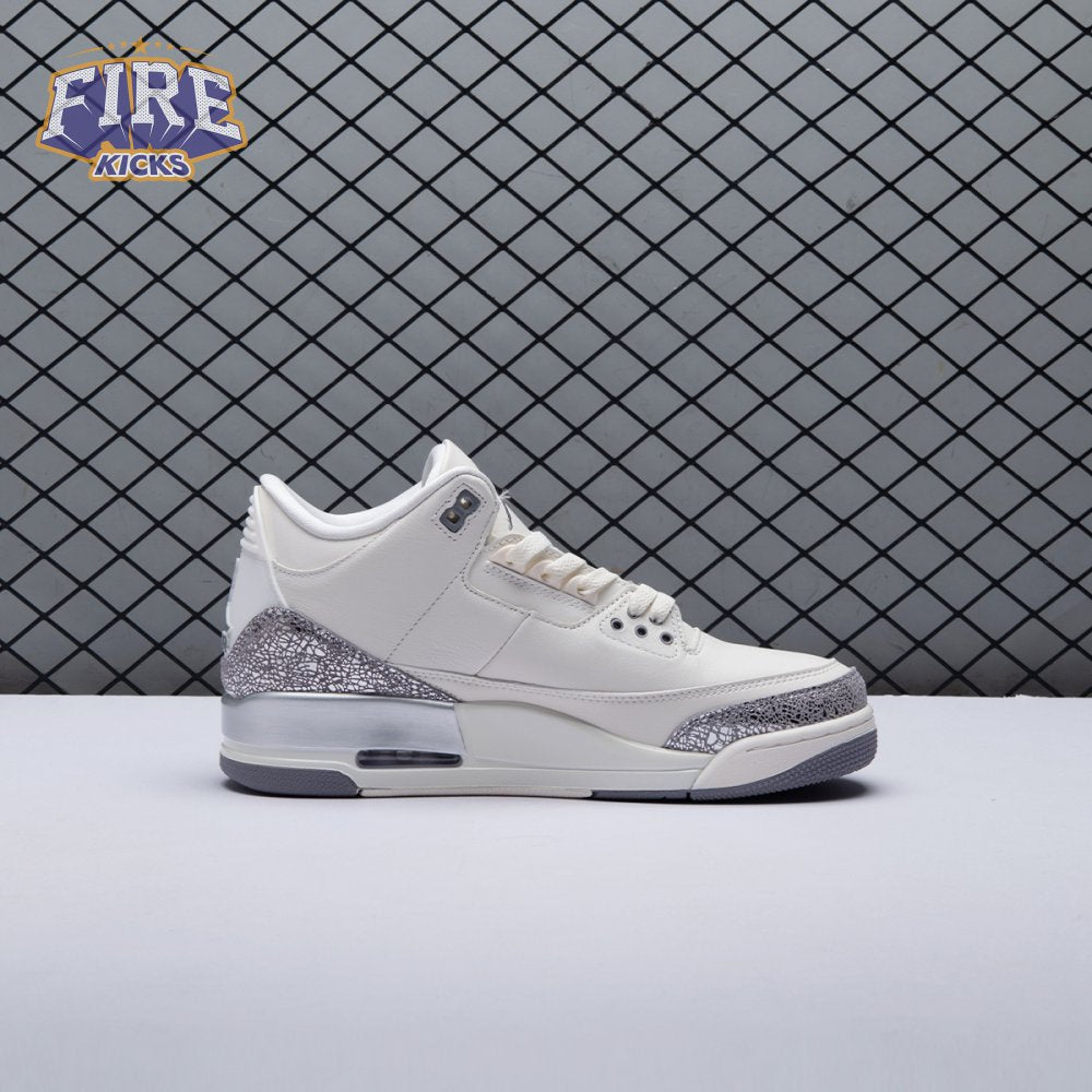 Jordan 3 Retro Sail Cement Grey CK9246-100 Unisex