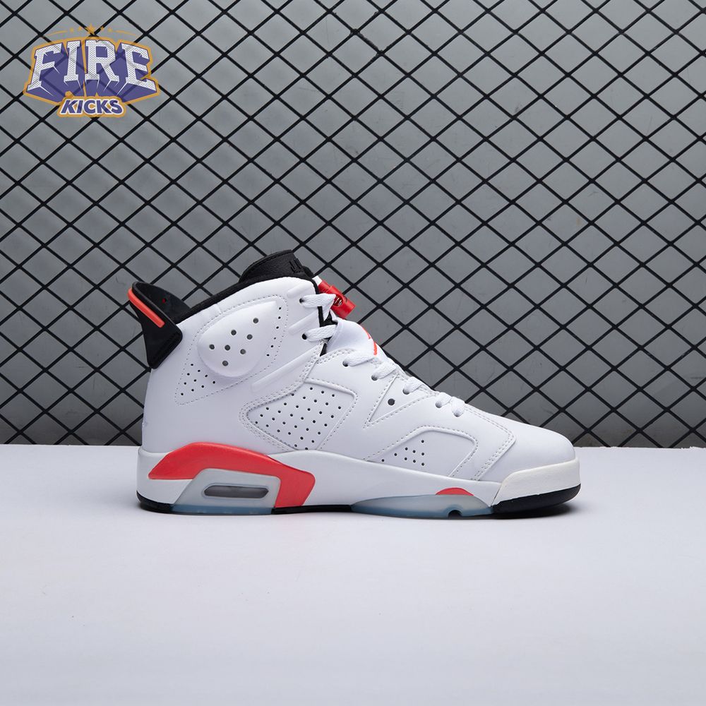 Jordan 6 Retro Infrared White 384664-123 Men's