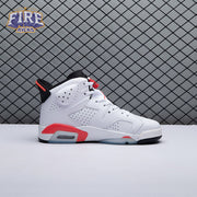 Jordan 6 Retro Infrared White 384664-123 Men's