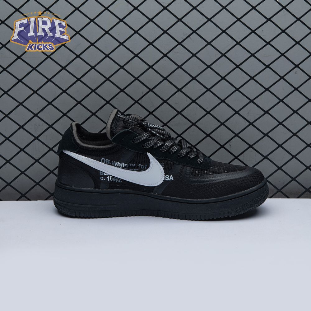 Nike Air Force 1 Low Off-White Black White AO4606 001 Unisex