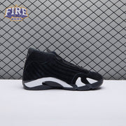 Jordan 14 Retro Black White 487471-016 Men's