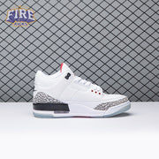 Jordan 3 Retro Free Throw Line White Cement 923096-101 Men's