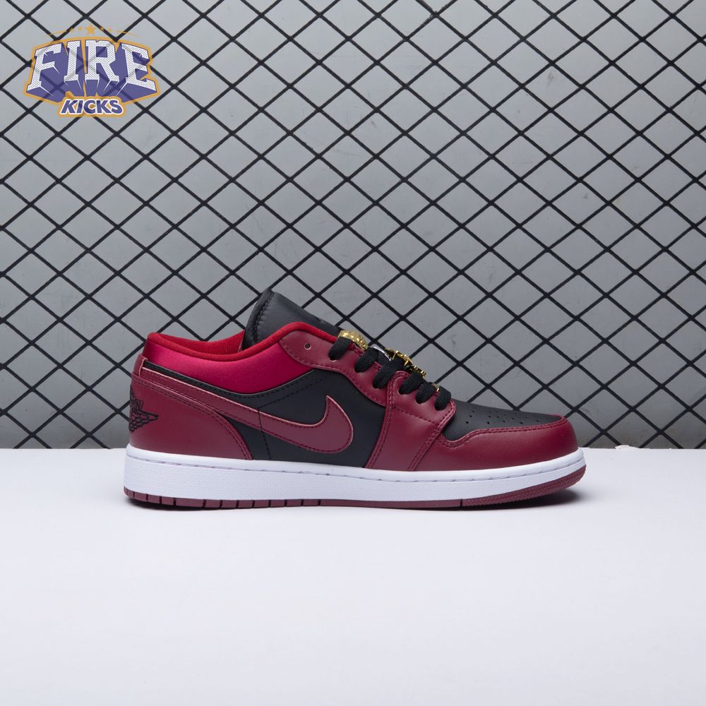 Jordan 1 Low Dark Beetroot Black DB6491-600 Unisex