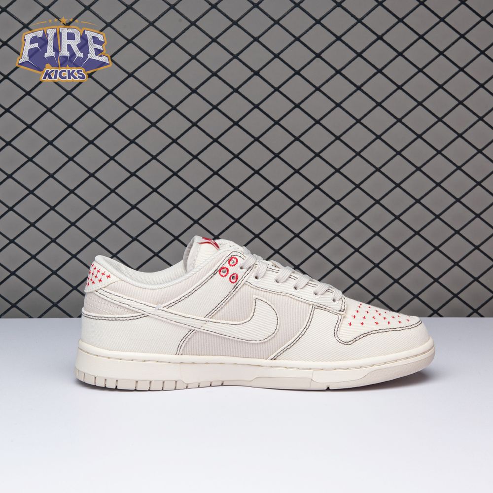 Nike Dunk Low Light Orewood Brown Sashiko DV0834-100 Unisex