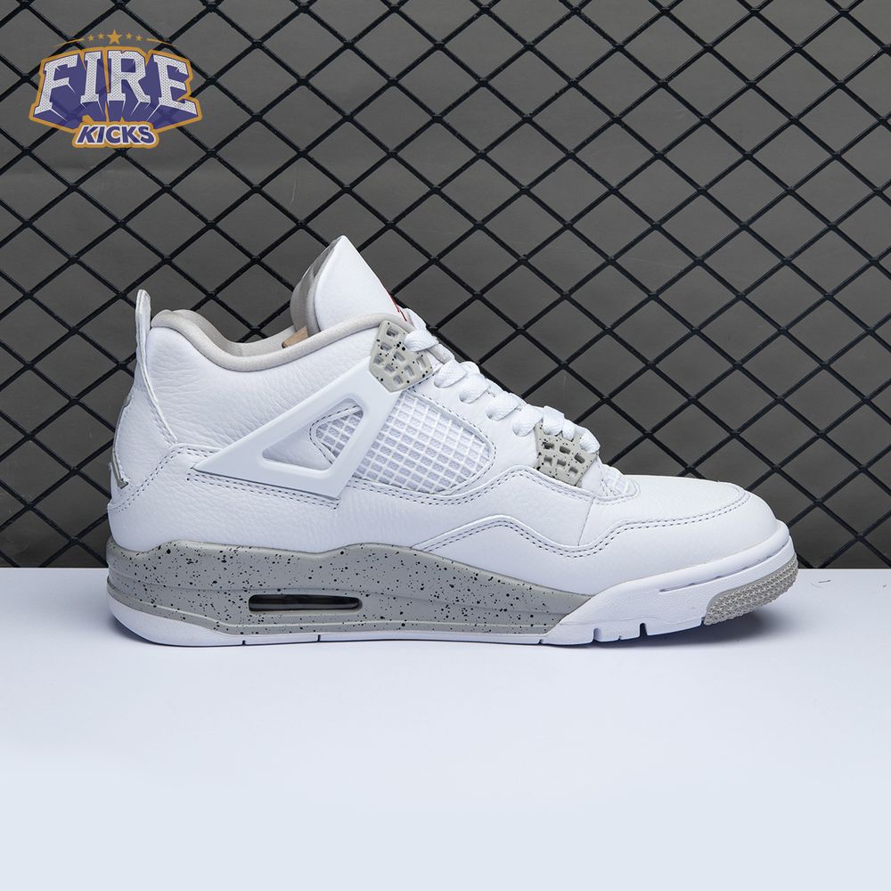 Air Jordan 4 Retro 'White Oreo' Unisex