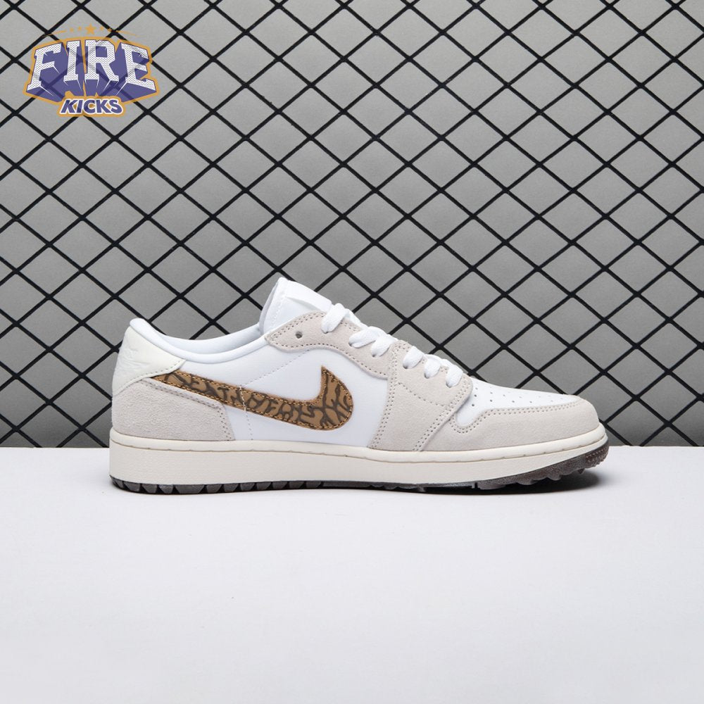 Jordan 1 Retro Low Golf Light Orewood Elephant DD9315-116 Unisex