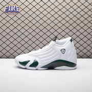 Jordan 14 Retro White Forest Green 311832-131 Men's