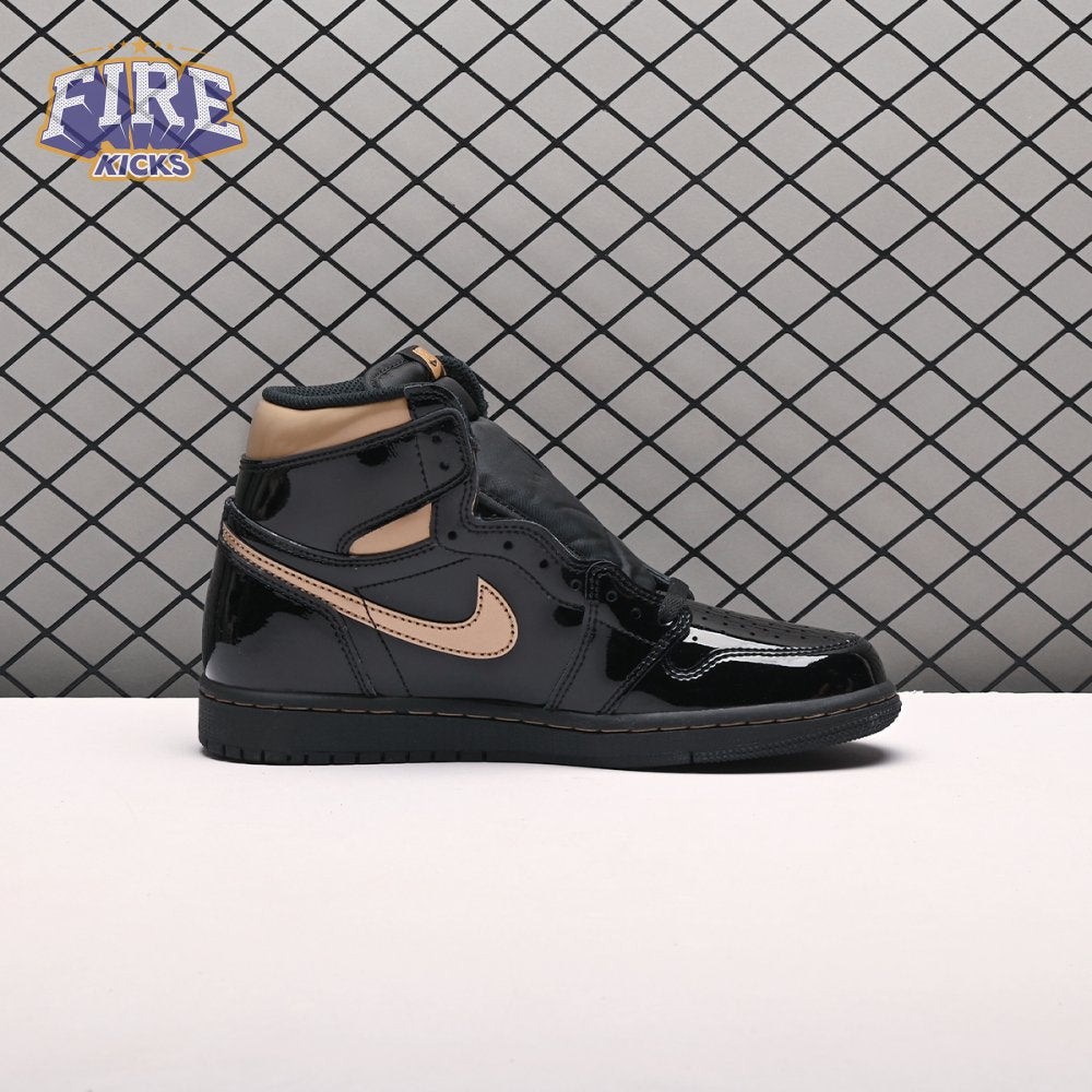 Jordan 1 Retro High Black Metallic Gold (2020) Unisex