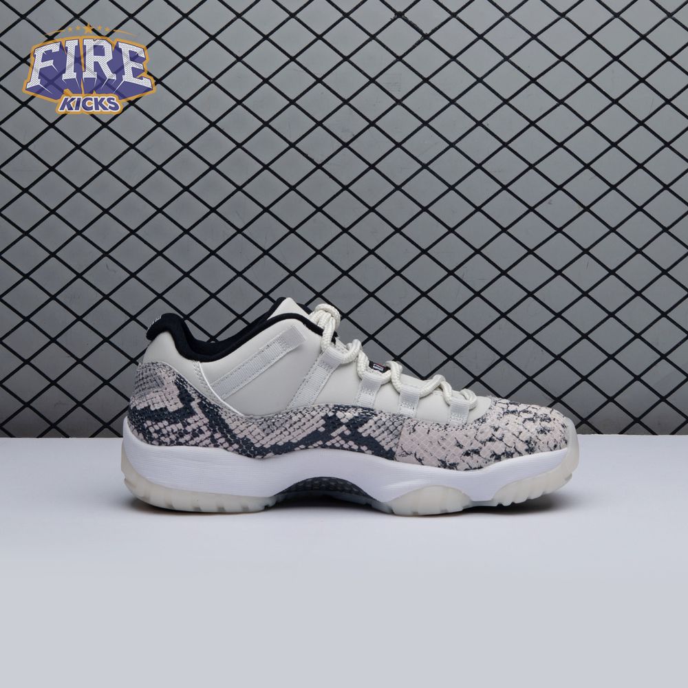 Jordan 11 Retro Low Snake Light Bone CD6846-002 Unisex