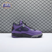 Air jordan 4 x Travis Scott Purple Unisex