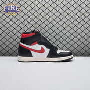 Jordan 1 Retro High Black Gym Red Men's