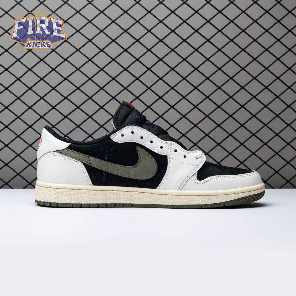 Travis Scott x Air Jordan 1 Low OG Olive DZ4137-106 Unisex