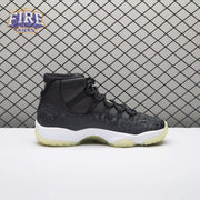 Jordan 11 Retro Black Barely Volt IB1378-001 Unisex