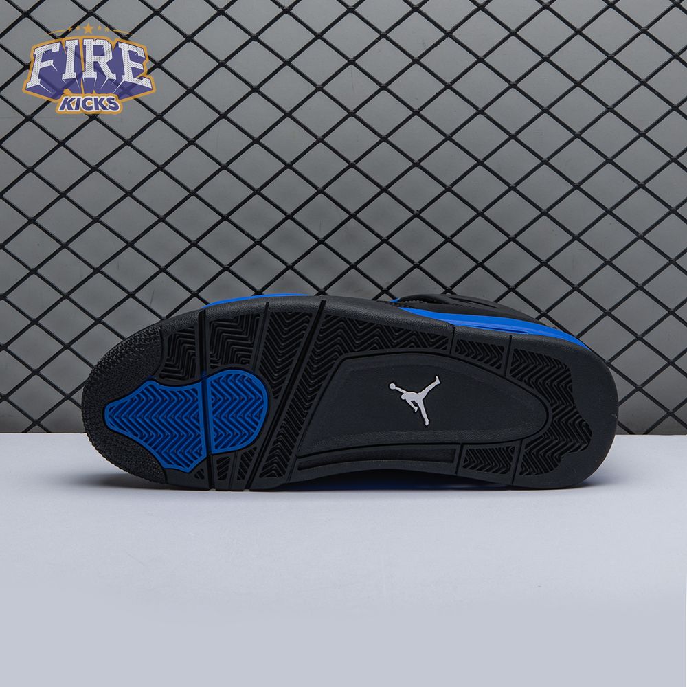 Jordan 4 Retro Black Blue Unisex