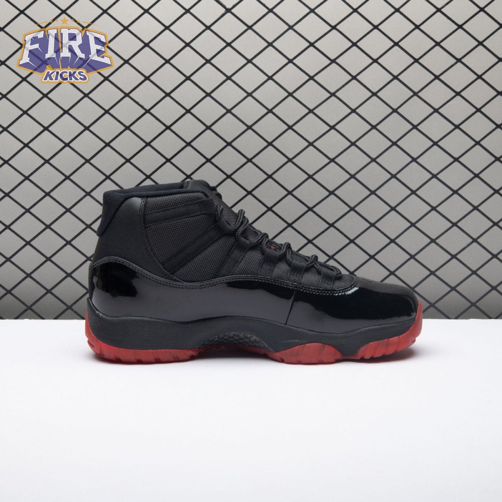 Air Jordan 11 Black Red 378037-326 Men's