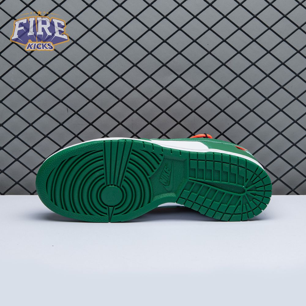 Off-White x Dunk Low 'Pine Green' Unisex