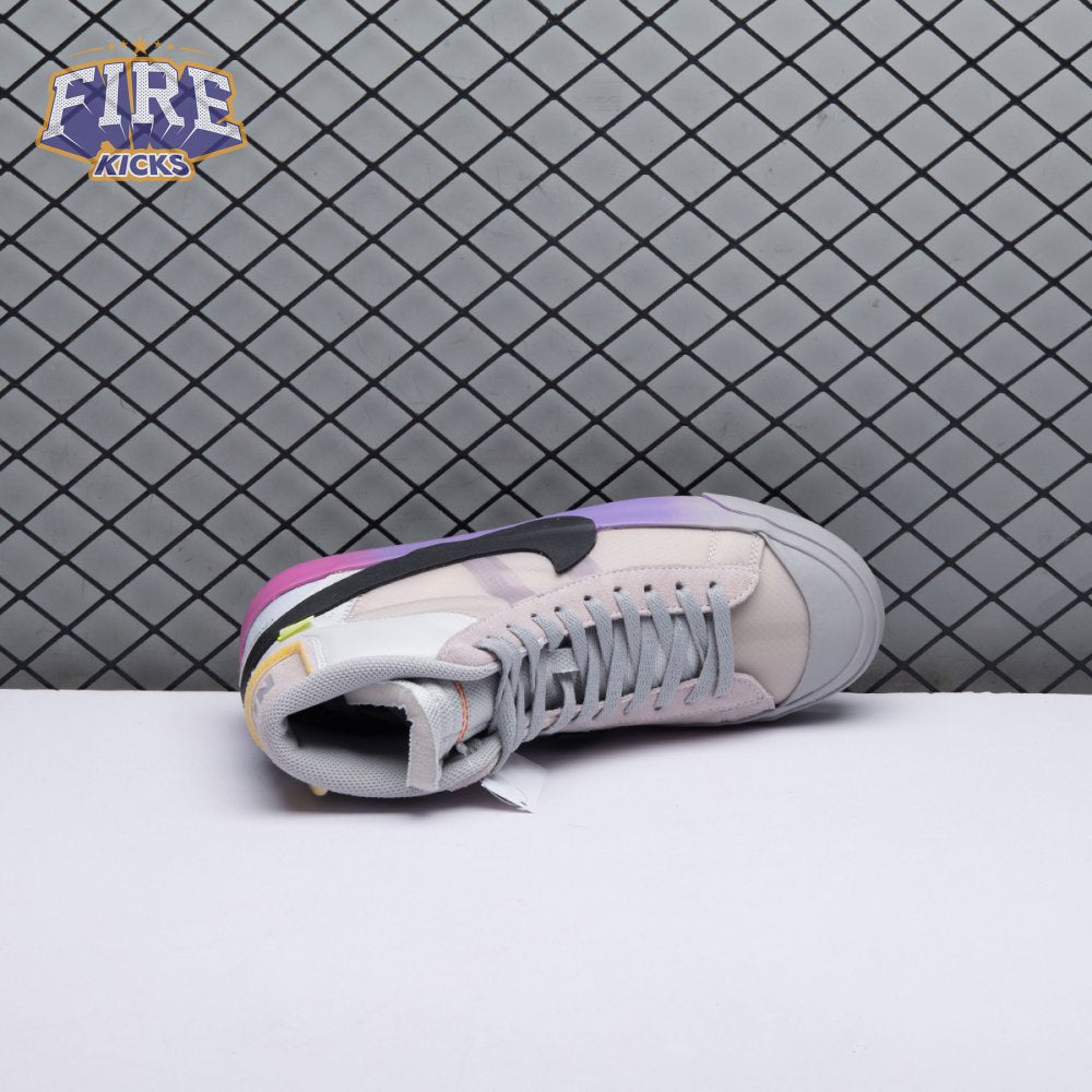 Nike Blazer Mid Off-White Wolf Grey Serena Queen AA3832-002 Unisex