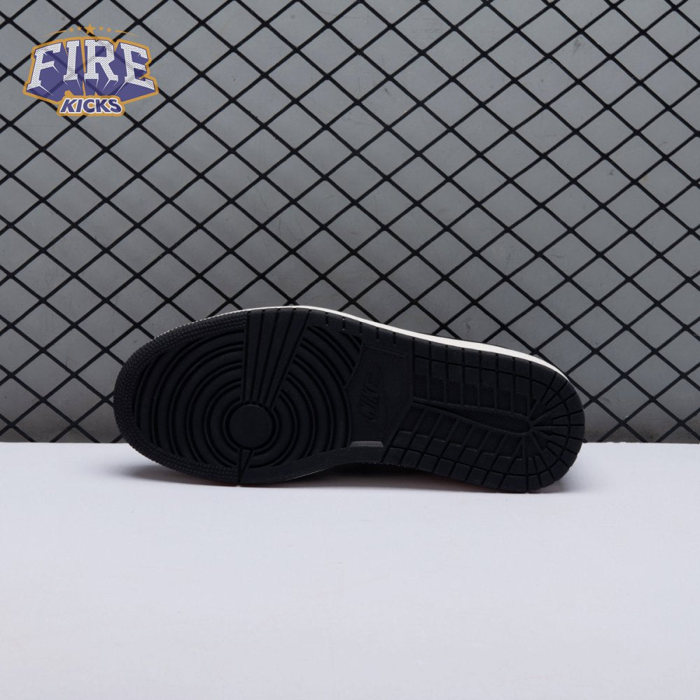 Travis Scott x Fragment Design x Air Jordan 1 Low OG SP Black Off White Grey LX1988-200 Unisex