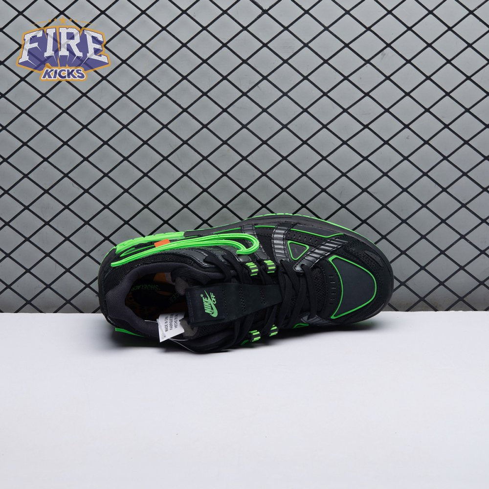 Off-White x Air Rubber Dunk 'Green Strike' Men's