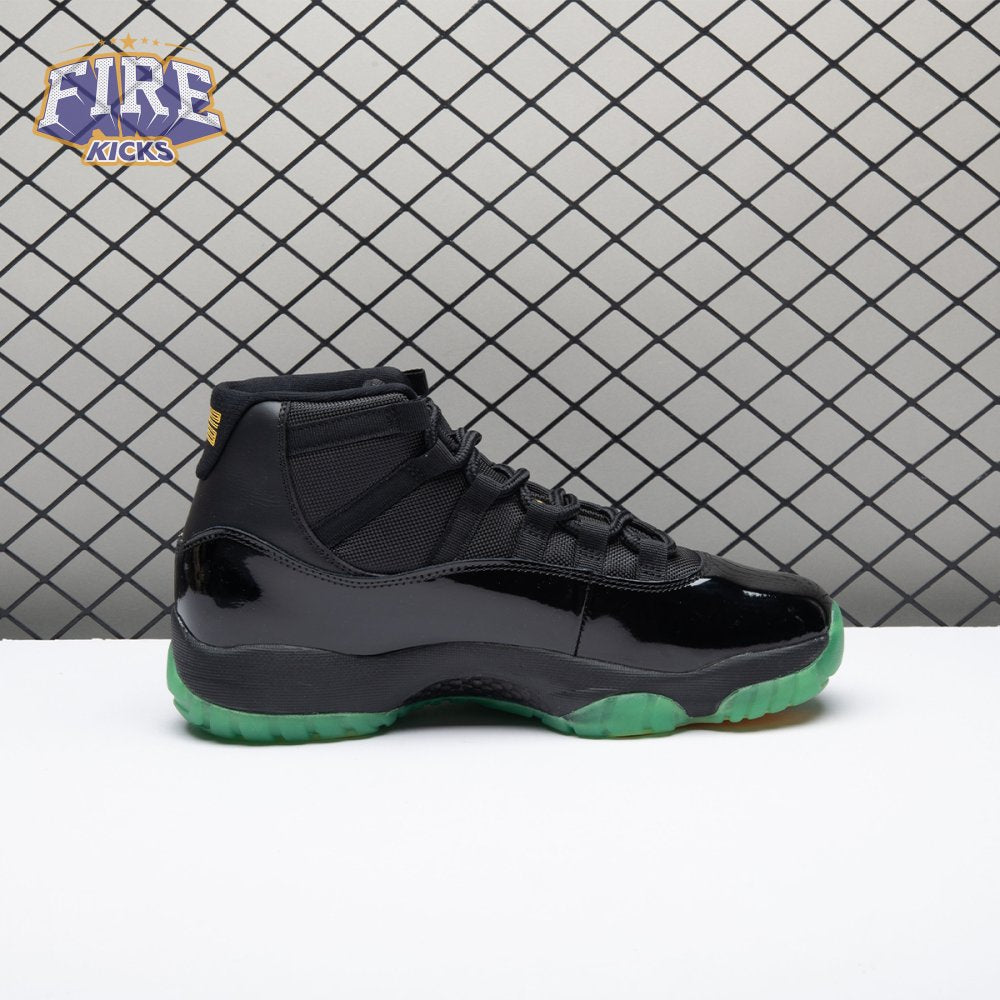 Air Jordan 11 Black Green Yellow CT8012-037 Men's