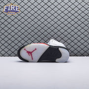Jordan 5 Retro Fire Red Silver Tongue (2020) DA1911-102 Men's