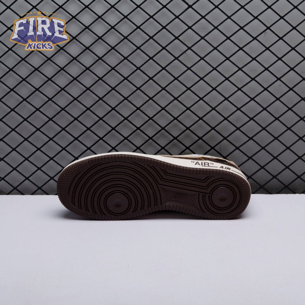 Nike Air Force 1 Low Monogram Brown Damier Azur Unisex (Special Box)