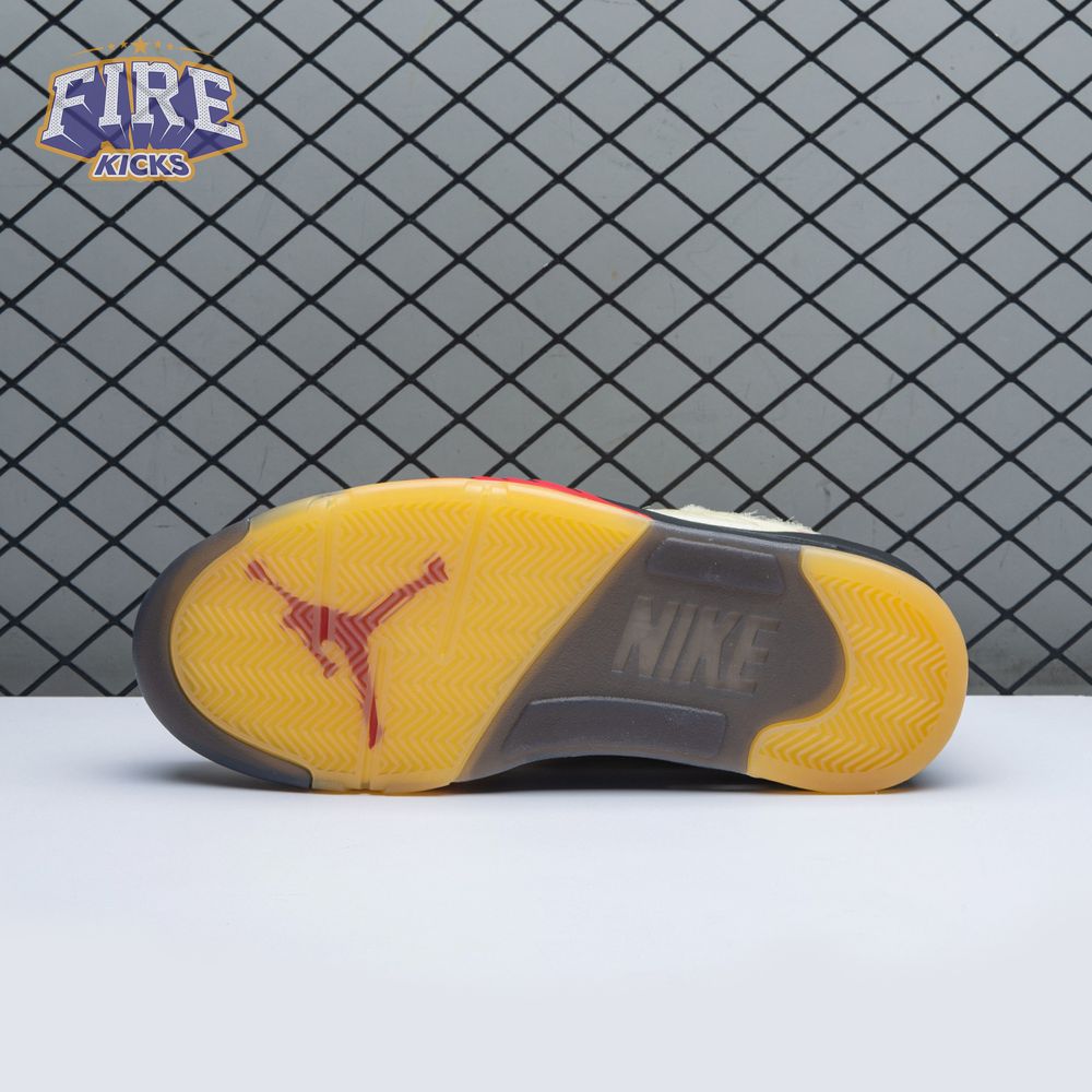 OFF-WHITE x Air Jordan 5 "Sail" Men's
