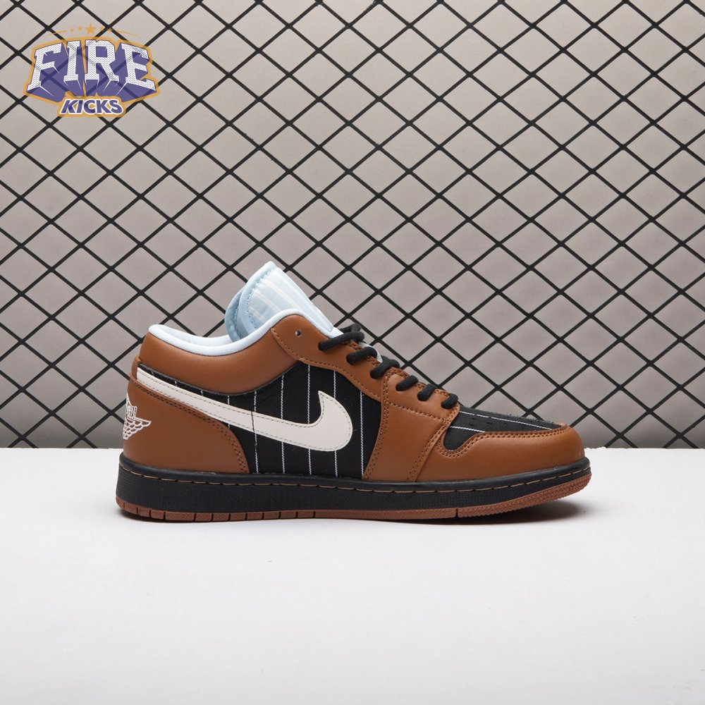 Jordan 1 Low SE Black Sail Light British Tan IR7560-010 Unisex