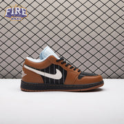 Jordan 1 Low SE Black Sail Light British Tan IR7560-010 Unisex