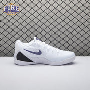 Nike Kobe 9 Elite Low EM Protro White Court Purple IH1401-100 Unisex