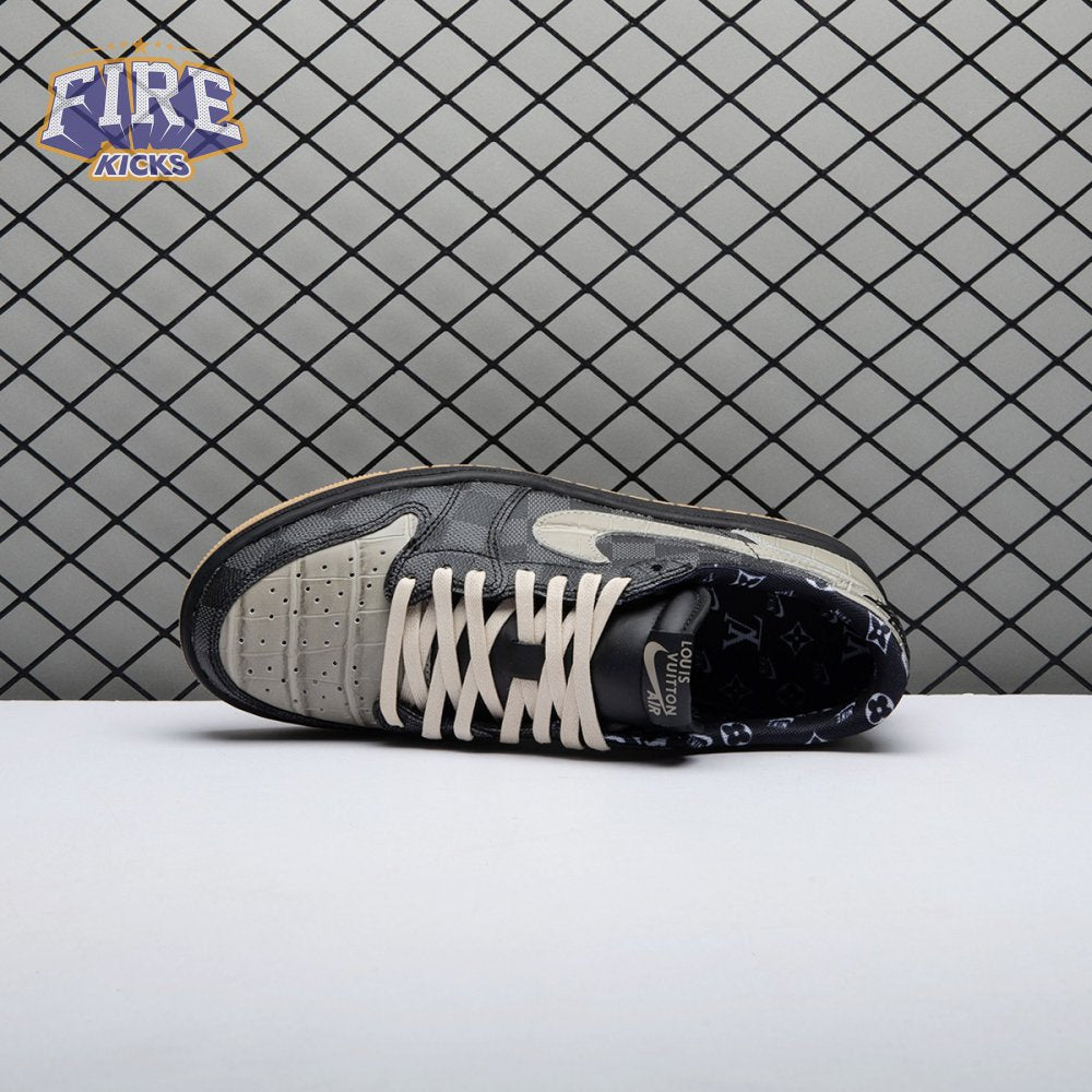 Jordan 1 Low x VL Grey and Black DZ2505-001 Men's