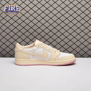 Jordan 1 Retro Low OG SP Travis Scott Shy Pink IQ7604-100 Unisex