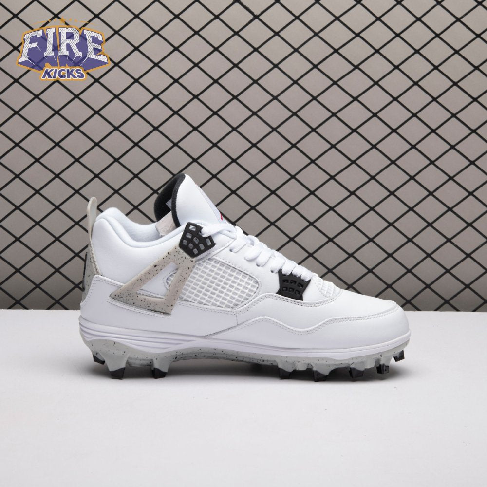 Air Jordan 4 Retro TD Cleat White Cement HQ0207-106 Men's