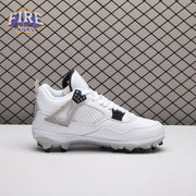 Air Jordan 4 Retro TD Cleat White Cement HQ0207-106 Men's