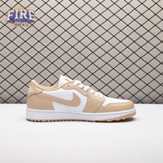 Jordan 1 Low Golf White Linen DD9315-117 Unisex
