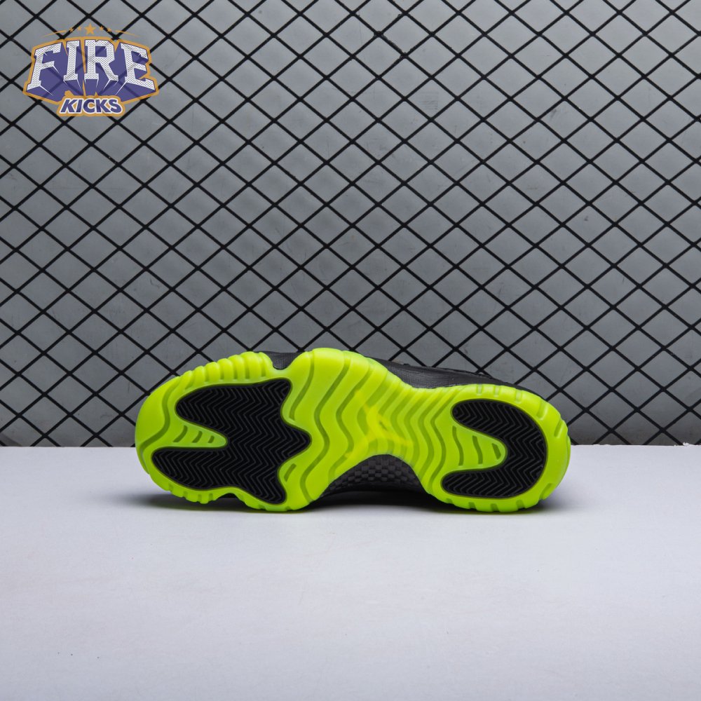 Air Jordan 11 GS Black Barely Volt Men's
