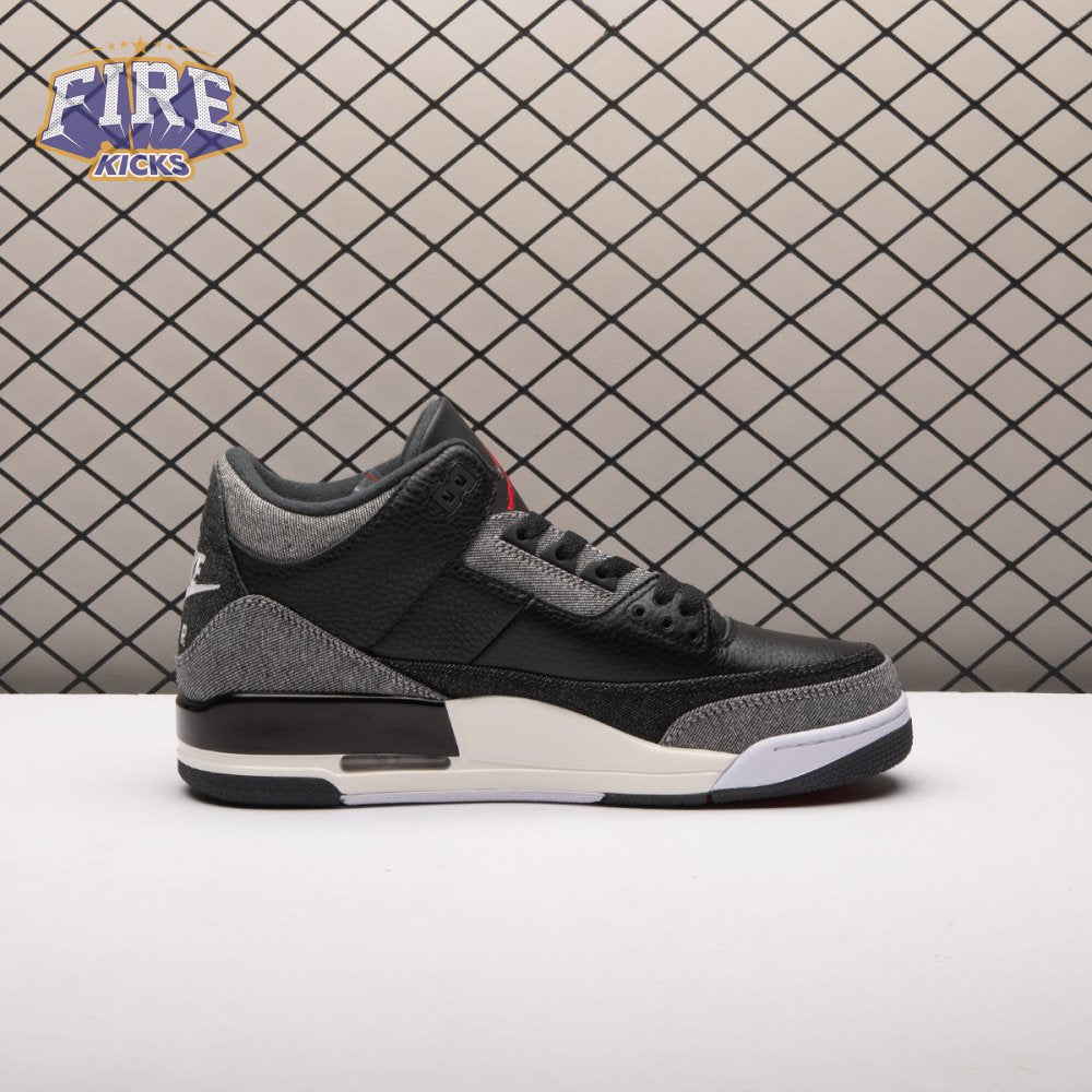 Jordan 3 Retro Levi's Black IR0914-400 Unisex