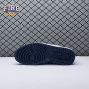 Jordan 1 Low Wolf Grey Midnight Navy 553558-141 Unisex