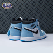 Jordan 1 Retro High White University Blue Black Unisex