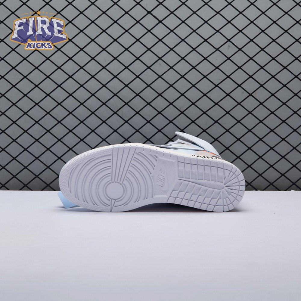 Off-White x Air Jordan 1 Retro High OG BG 'White' 2018 Unisex