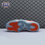 Air Jordan 11 Retro High 72-10 White Orange Men's