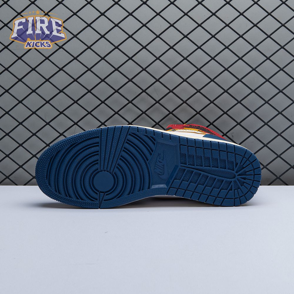 Jordan 1 Retro High Union Los Angeles Blue Toe Men's