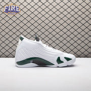 Jordan 14 Retro White Forest Green 311832-131 Men's