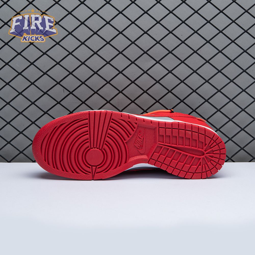Off-White x Dunk Low 'University Red' Men's